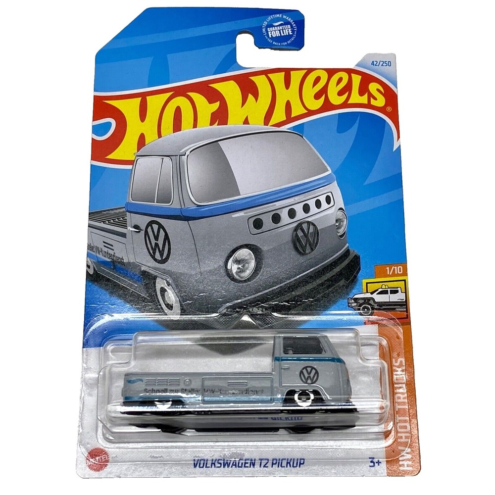 Hot Wheels Volkswagen T2 Pickup Grey‎ 42/250 HW Hot Trucks 1/10